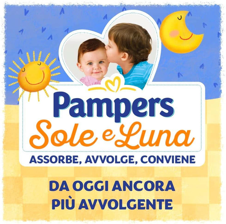 Pampers Soarele si Luna scutece, unisex, junior, mărimea 5 (11-25 kg), 120 scutece