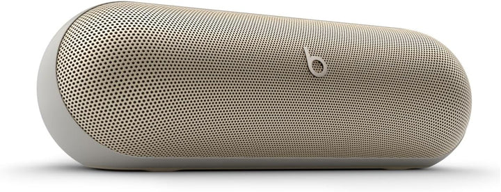 Beats Pill - Difuzor Bluetooth wireless și încărcător portabil prin USB-C, autonomie de până la 24 de ore, rezistent la apă IP67, compatibil cu Apple și Android - Champagne