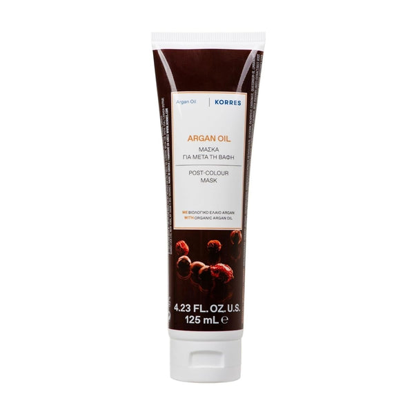 Mască de păr KORRES ARGAN OIL, mască hrănitoare cu ulei de argan, unt de shea și proteine de grâu, ideală pentru părul vopsit, vegan,125 ml Masca de par Naty Shop Titlu implicit