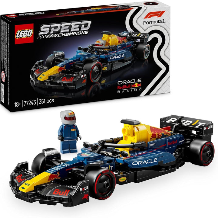 LEGO Speed Champions Mercedes-Amg F1 W15 Race Car - Jucărie cu minifigurină Formula 1 - Model de mașină de colecționat și construit - Cadou pentru băieți și fete 10+ sau fani adulți 77244