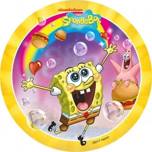 Imagine comestibila, vafa sau icing, SpongeBob Pantaloni Patrati - Naty Shop 