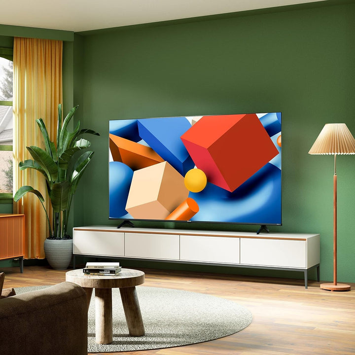 Hisense 50E6KT 127Cm (50 Zoll) Fernseher, 4K UHD, LED, Smart TV, HDR, Dolby Vision, Triple Tuner DVB-C/S/S2/T/T2, Wifi, Bluetooth, Alexa Built-In, Hotel Mode [2023], Schwarz