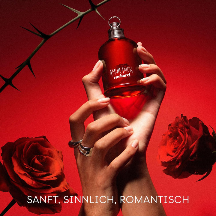 Apă de toaletă Cacharel Amor Amor pentru femei, parfum senzual de lungă durată, parfum floral-fructat pentru femei, 100 ml