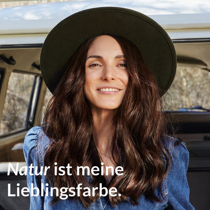 LOGONA Natural Cosmetics Vopsea de păr hrănitoare pe bază de plante, vopsea de păr vegană pudră cu henna organică pentru culoare intensă și strălucire, vopsea de păr pe bază de plante în blond cupru (blond), 1 x 100g Vopsea pentru par Naty Shop