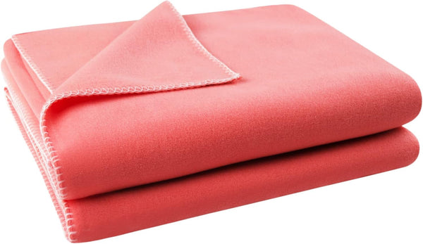 Pătură Zoeppritz în culoarea: Roșu, Fabricat din 65% Poliester, 35% Viscose, Dimensiune: 160X200 Cm, 103291-235-160X200 Paturi si Cuverturi Zoeppritz Since 1828 235 Coral 160X200 Cm