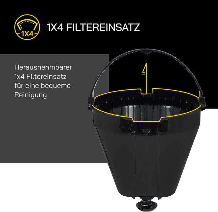 Espressor cu filtru COFFEE 3300 C | 15 cești de cafea | Dimensiune filtru 1x4 | Temporizator | Funcție de reținere a căldurii | 1080 wați | Afișaj LED