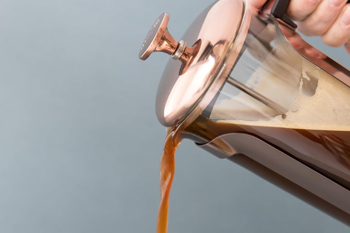 Cafetieră La Cafetière Roma, presă franceză, oțel inoxidabil, culoare cupru