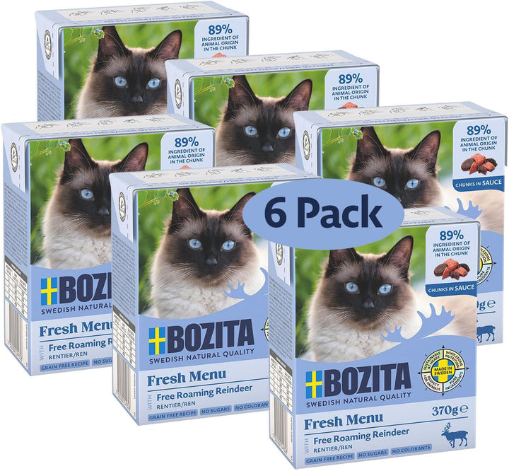 Bozita Mărunțișuri în sos cu pui și curcan Multibox 6X370G în Tetra