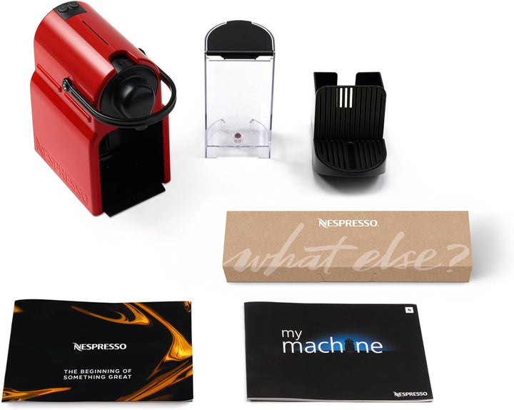 Espressor Krups Nespresso Inissia, Roșu, Espressor pentru capsule de cafea YY5506FD