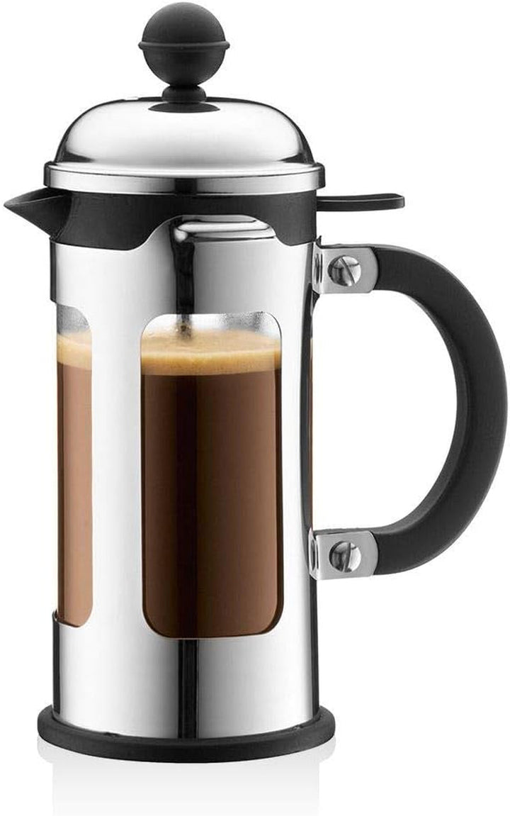 Cafetieră Bodum CHAMBORD (sistem French Press, protecție împotriva scurgerilor, cadru din oțel inoxidabil, 1,0 litri) cupru, cupru