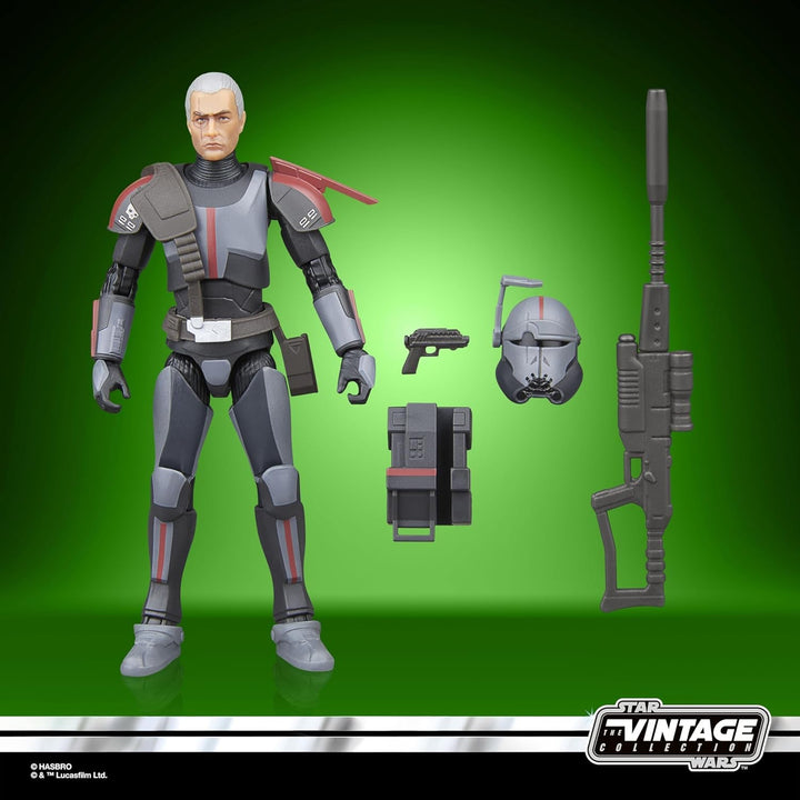 Star Wars Colecția Vintage Crosshair, Star Wars: Bad Batch Figura de acțiune pentru a colecta (9.5 Cm)