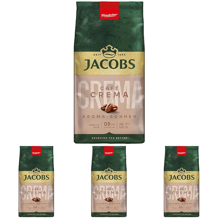 Jacobs Krönung Aroma Bohnen Classic 500G – Volles Aroma, Nussig, Zitrusnote, Arabica & Robusta Bohnen, Intensität 6/10, Ideal Für Klassischen Kaffee