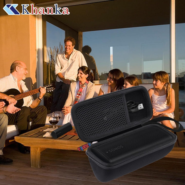 Khanka carcasă dură de călătorie caz de înlocuire pentru Sonos Roam Bluetooth difuzor