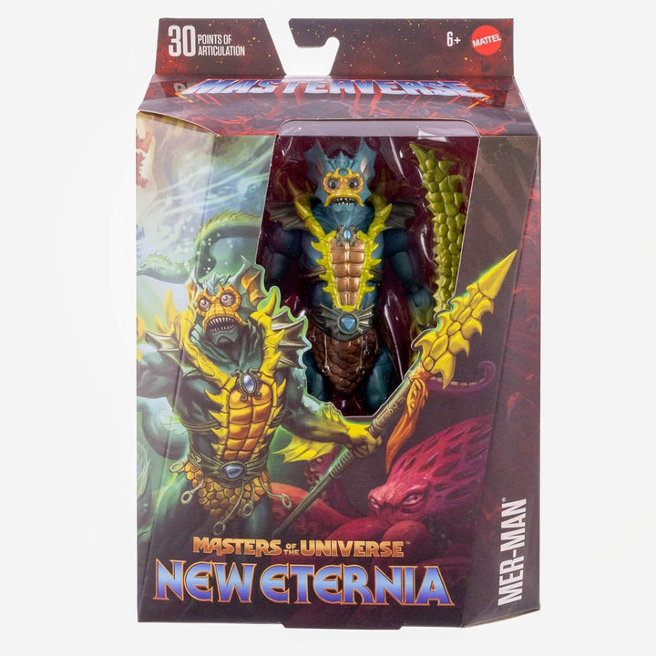 Masters of the Universe Masterverse figurină de acțiune, figurină de colecție Deluxe cu 30 de articulații mobile, piese interschimbabile sau armură, jucărie Motu mare de aproximativ 18 cm, HYC59