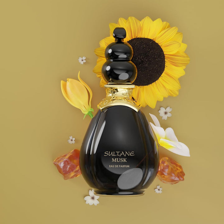 – Parfum pentru femei Sultane Musk – Apă de parfum – Sticlă cu pulverizator 100 ml – Fabricat în Grasse