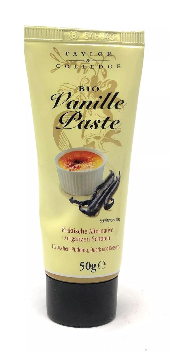 Pastă de vanilie organică din tub, 50 grame