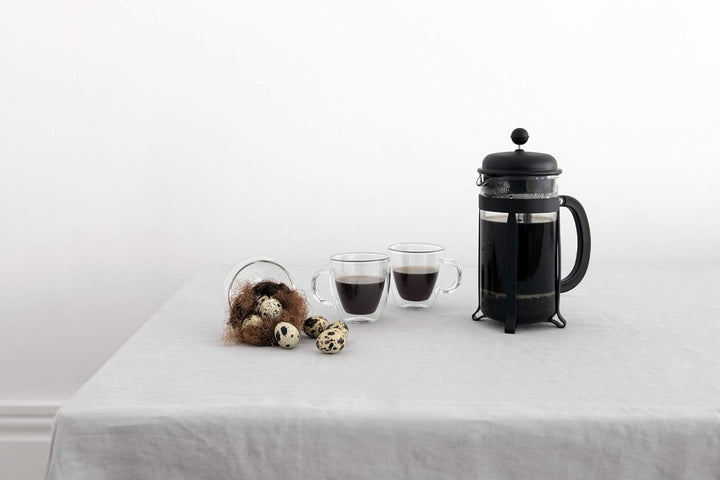 Cafetieră Bodum 1903-913 Java, 3 căni, 0,35 L, multistrat, albă, 7,5 x 13,5 x 18,9 cm