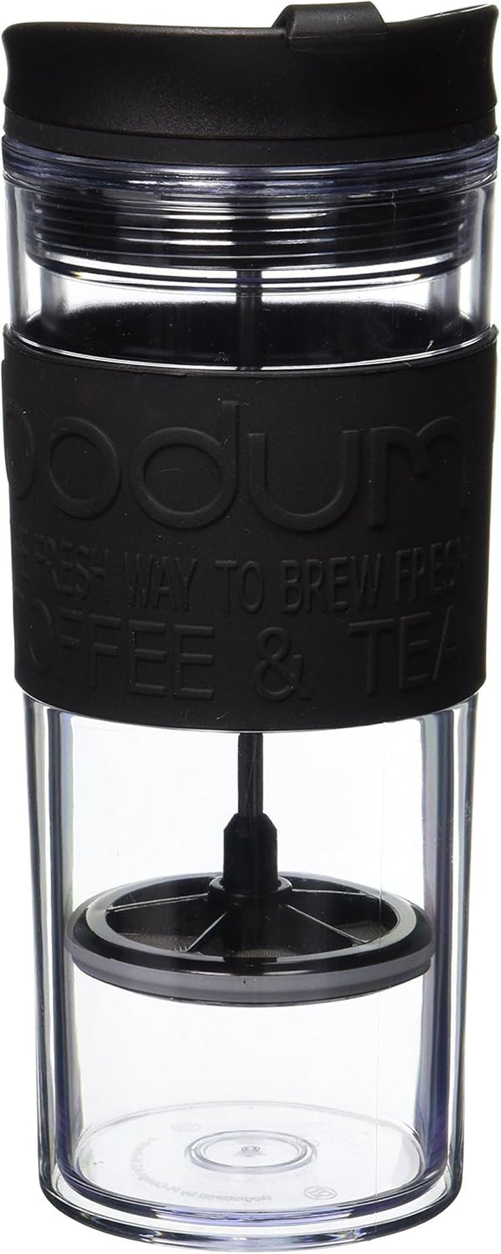 Bodum, Cafetieră cu presă de călătorie 0,45 litri, Negru