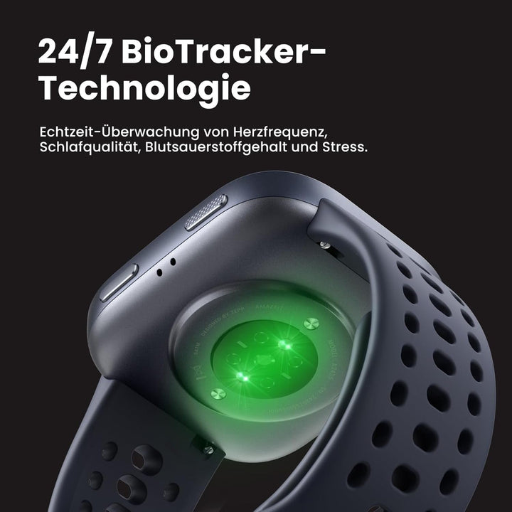 Amazfit Bip 6 Smart Watch 46mm, baterie 14 zile, 1.97" AMOLED, GPS & hărți gratuite, AI, funcție de apelare text Bluetooth, sănătate, fitness tracker somn, 140+ moduri de antrenament, 5 ATM, roșu