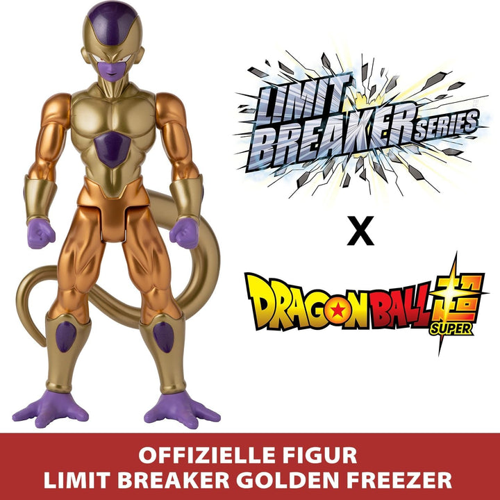 BANDAI - Dragon Ball Super - Golden Freezer - Limit Breaker Figure 30 Cm - Licența oficială Dragon Ball - Big Articulated Freezer Figure - Frieza Figure - Toy For Kids 4+ Years - 36733