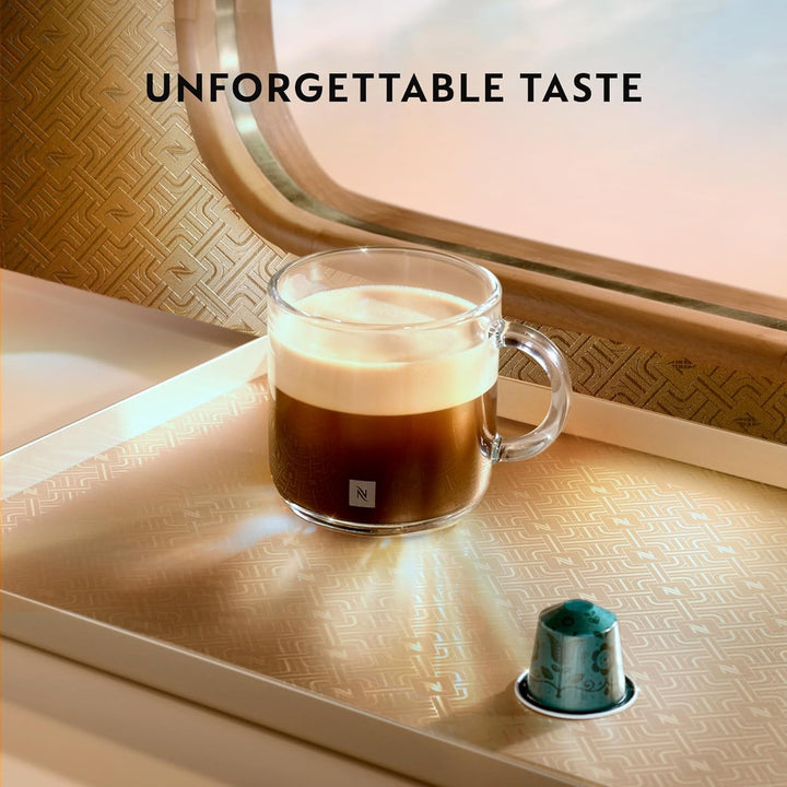 Espressor cu capsule Nespresso Krups Inissia XN1001, Timp scurt de încălzire, Dimensiuni compacte, Cantitate de cafea reglabilă, Buton de selecție directă, Ejectare automată a capsulelor, 0,7 L, 34,2 x 19,1 x 32,7 cm, Alb