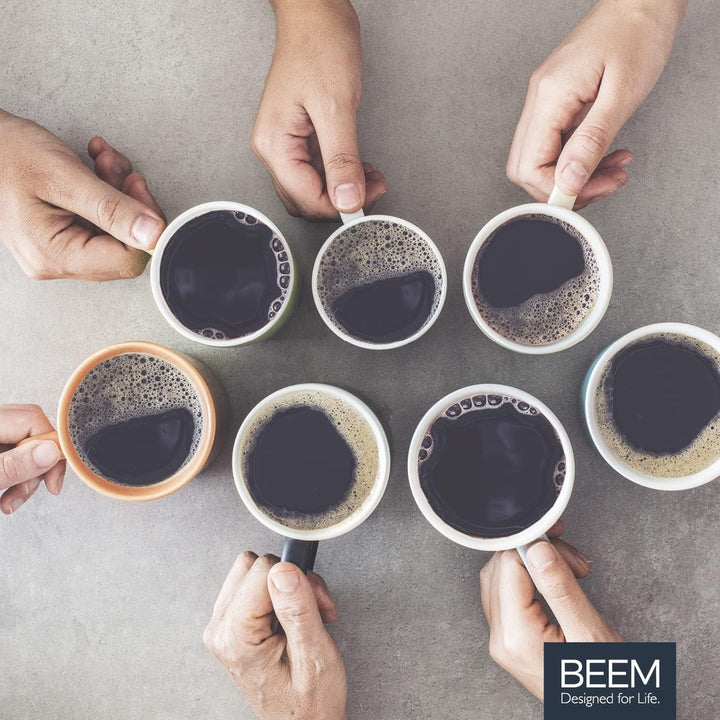 Espressor cu filtru BEEM FRESH-AROMA-PERFECT III cu râșniță - Thermo | Oțel inoxidabil | Cu vas izolat și funcție Aroma Plus | Filtru permanent și temporizator de 24 de ore | 1000 W | Până la 10 cești