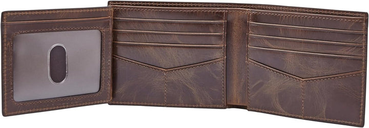 Fossil portofel RFID pentru bărbați cu flip top accesorii de călătorie portofel pliabil Portofel Barbati Naty Shop