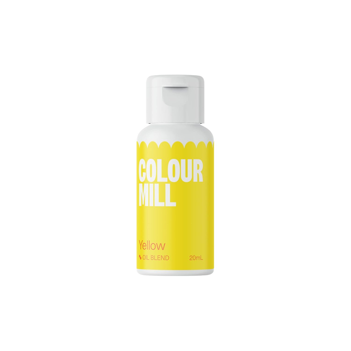 Colorant alimentar pe bază de ulei Oil Blend, 20 ml Naty Shop Galben 20 ml