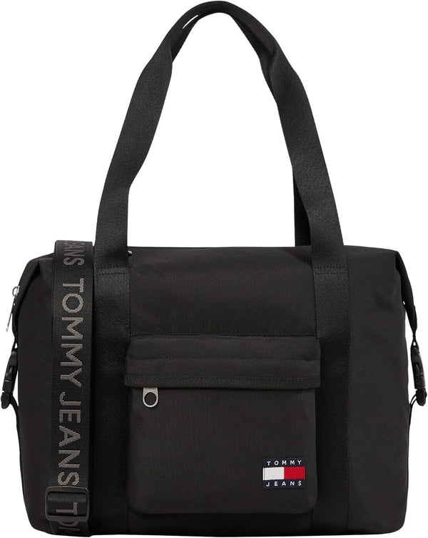 Geantă geantă de voiaj pentru bărbați Tommy Jeans Daily Weekender, negru (Black), mărime unică Bagaje și echipament de călătorie Naty Shop Titlu implicit