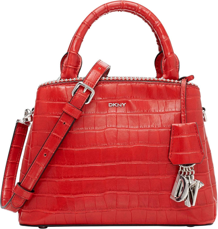 Geantă pentru femei DKNY Paige Sm Satchel Genti Femei Naty Shop Roșu deschis