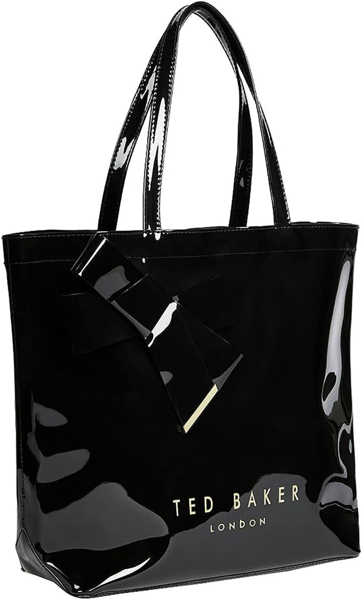 Geantă pentru femei Ted Baker Nicon cu fundă din vinil Genti Femei Naty Shop Negru