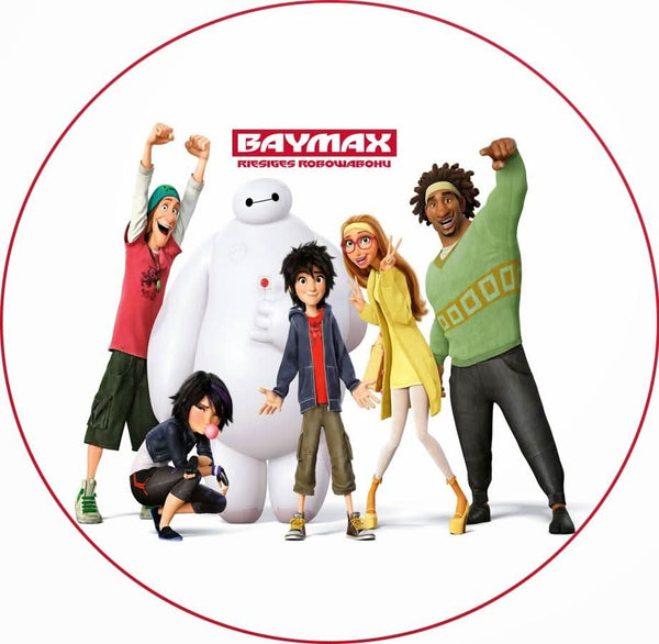 Imagine comestibila, vafa, format A4, Baymax Imagini comestibile Nati Shop