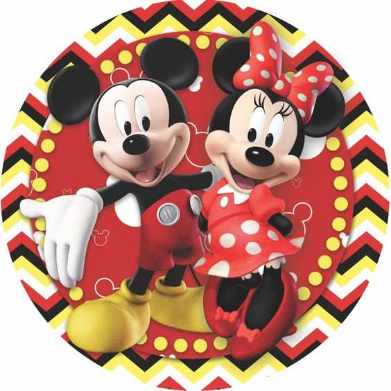 Imagine comestibila, vafa, format A4, Clubul lui Mickey Mouse - Nati Shop