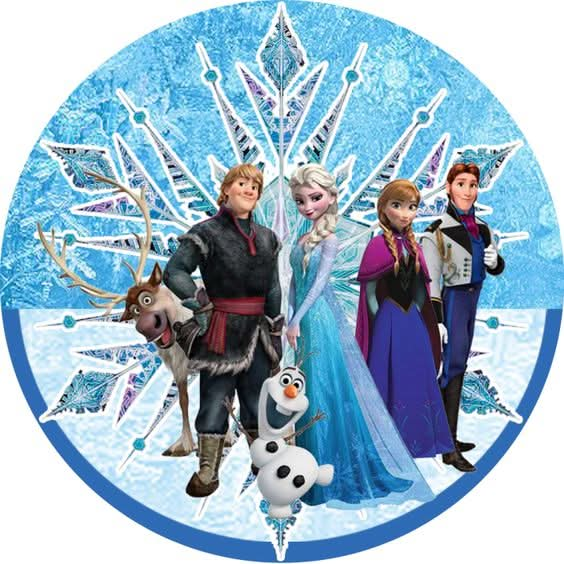 Imagine comestibila, vafa, format A4, Frozen - Nati Shop