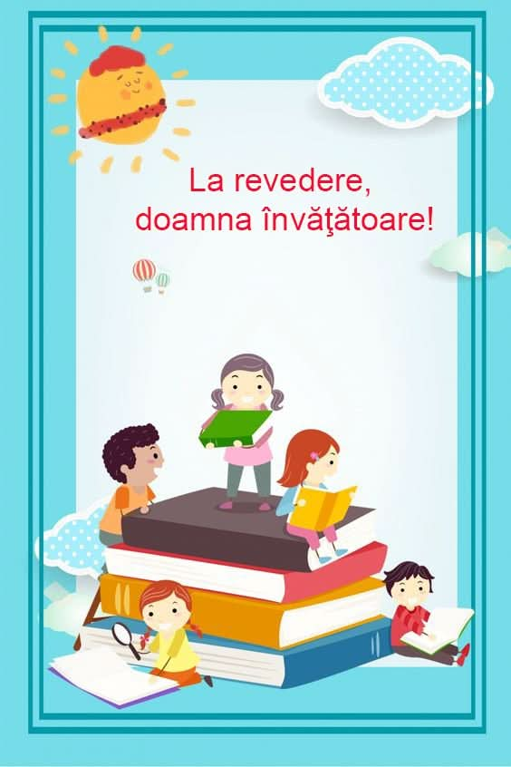 Imagine comestibila, vafa, format A4, "La revedere, doamna invatatoare!" - Nati Shop