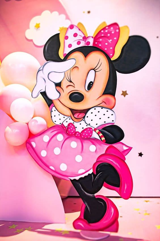 Imagine comestibila, vafa, format A4, Minnie Mouse - Nati Shop