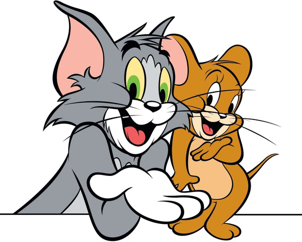 Imagine comestibila, vafa, format A4, Tom si Jerry Imagini comestibile Nati Shop