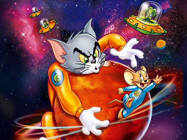 Imagine comestibila, vafa, format A4, Tom si Jerry Imagini comestibile Nati Shop