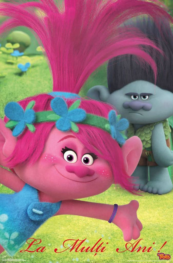 Imagine comestibila, vafa, format A4, Trolls Imagini comestibile Nati Shop