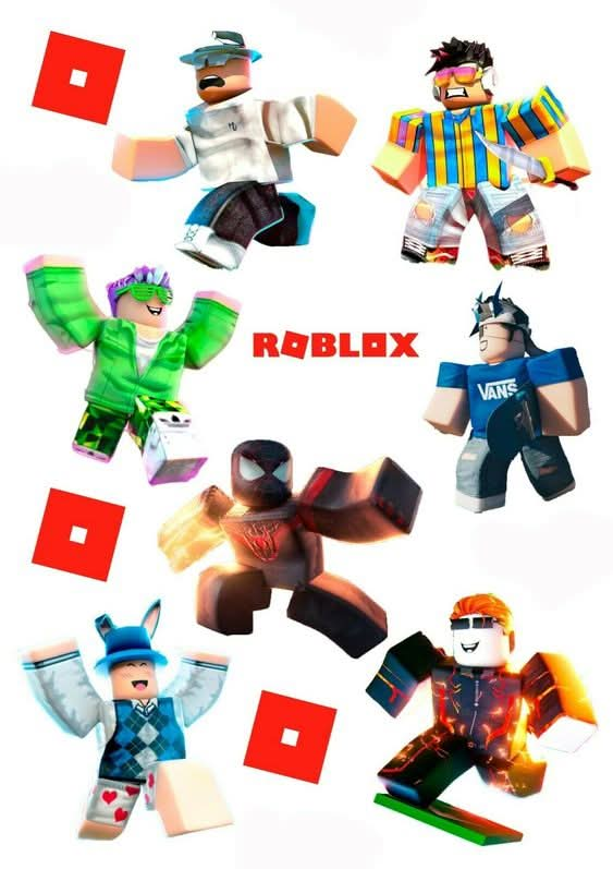 Imagine comestibila, vafa sau icing, format A4, Roblox - Nati Shop