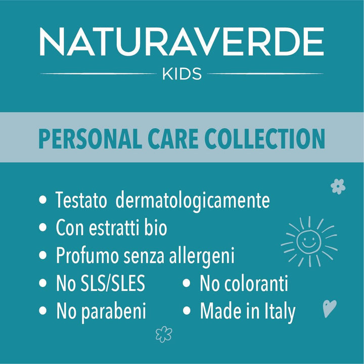 | Kids - Paw Patrol - Șampon de duș pentru copii, săpun de duș pentru corp și păr, produse de igienă pentru copii, cu extract organic de ovăz, 250 ml Copii - Baie si Skincare Naty Shop
