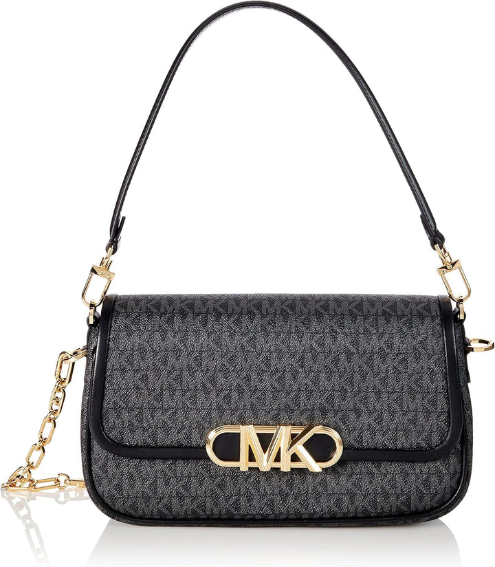 Michael Kors Parker Md Conv Pouchette, geantă de umăr Genti Femei Naty Shop Negru