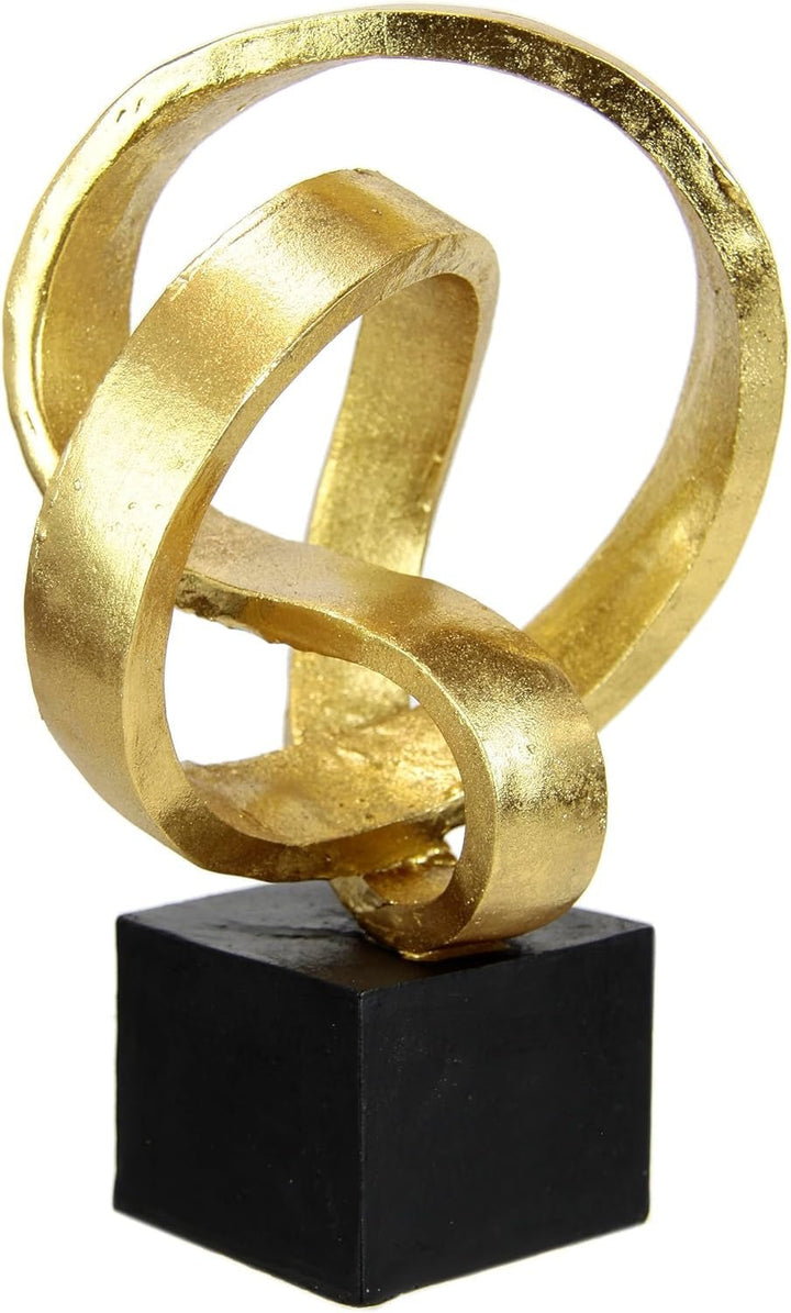 Modern Deco Sculptură Art Ornamente 3D Image Statue Modern Decoration Figures Asbtrakte Art Gift Idea, Silver Statuete si sculpturi Naty Shop Aur