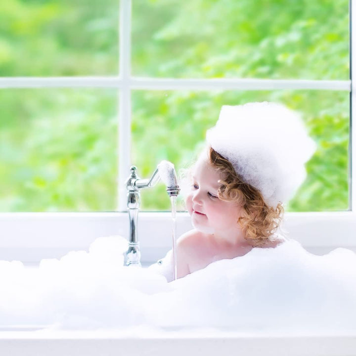 PAEDIPROTECT 2in1 șampon și loțiune de spălare pentru bebeluși și copii 200 ml, curățare delicată și păr fără parfum și microplastice, gelul de duș hidratează pielea uscată și sensibilă, de asemenea pentru adulți Copii - Baie si Skincare Naty Shop
