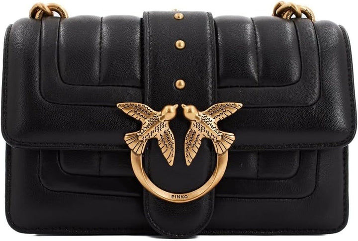 Pinko Ladies Love One Mini Cl Single Sheep Napp Line Quilt Bag