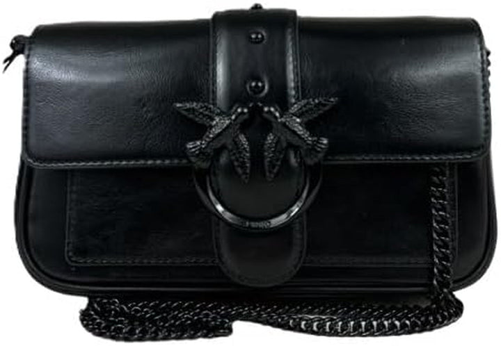 Pinko Ladies Love One Pocket C Naplack Color Block Borse
