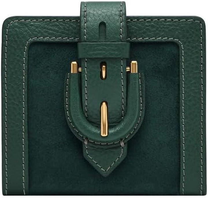 Portofel Fossil Harwell Bi-Fold pentru femei Portofel Femei Naty Shop Verde S