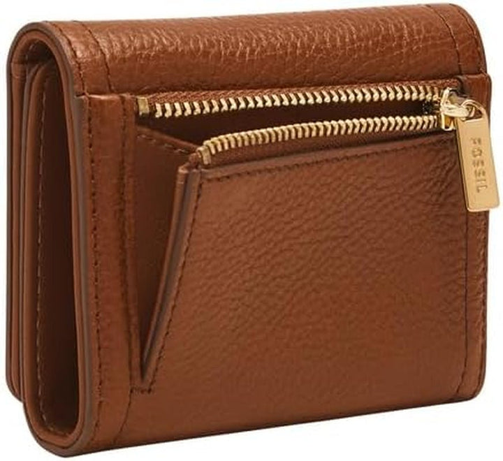 Portofel Fossil Logan Tri-Fold pentru femei, maro Portofel Femei Naty Shop