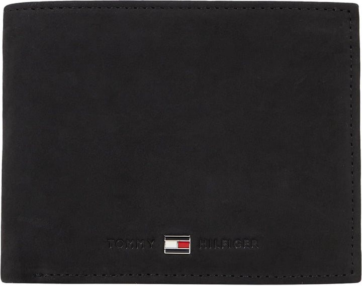 Portofel pentru bărbați Tommy Hilfiger Johnson cu buzunar pentru monede Portofel Barbati Naty Shop Negru