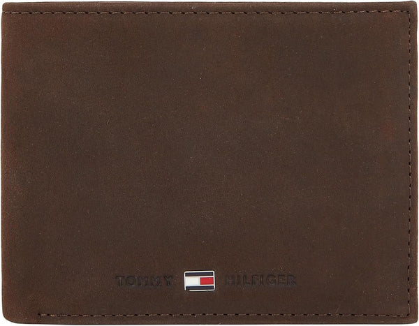 Portofel pentru bărbați Tommy Hilfiger Johnson cu buzunar pentru monede Portofel Barbati Naty Shop Maro